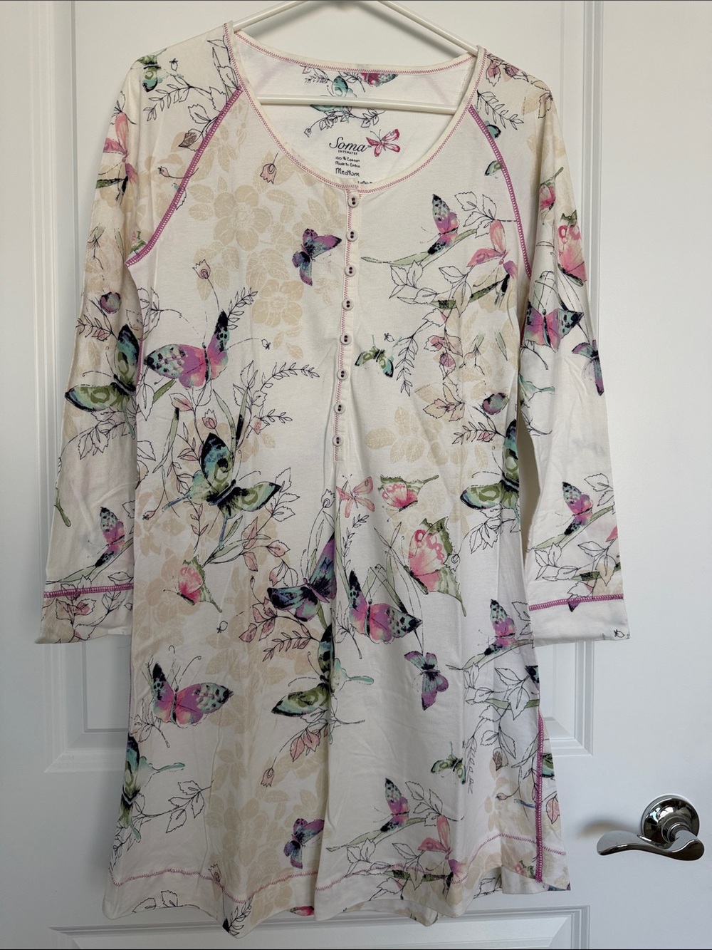 Soma Floral Butterfly Pajamas